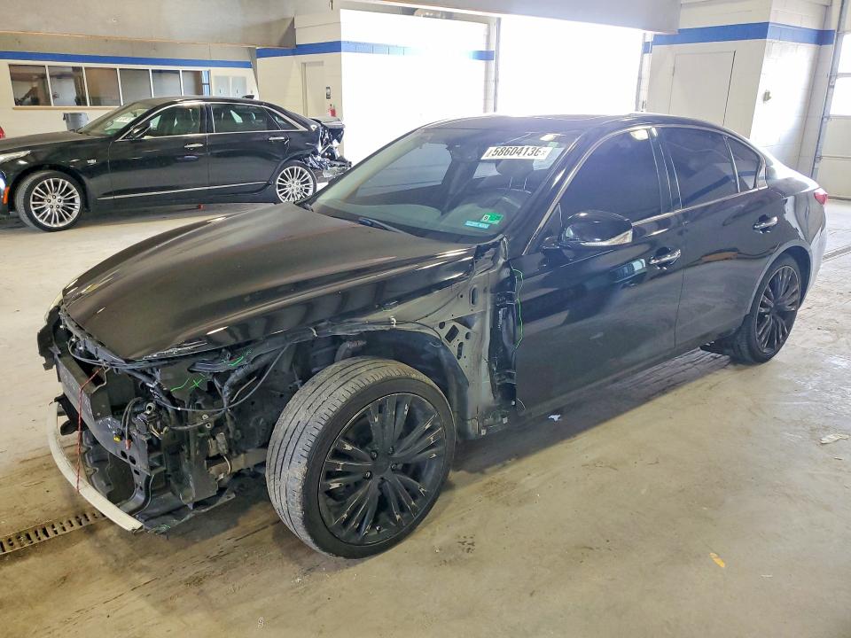 2018 Infiniti VIN JN1EV7AR4JM440216 COPART salvage auction — FRONT END, Va - Cert Of Title - Salvage, sold $2,800 on 2026-07-24 (photo 1)