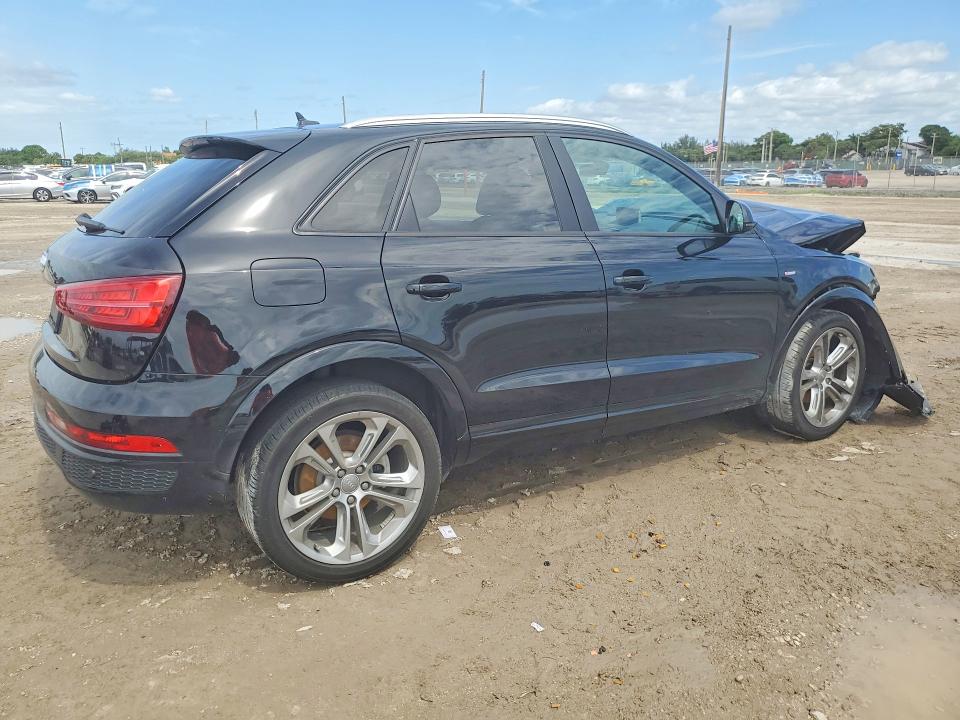 2018 Audi Q3 VIN WA1BCCFS1JR032411 COPART salvage auction — FRONT END, Fl - Cert Of Title Slvg Rebuildable, sold $400 on 2026-07-14 (photo 3)
