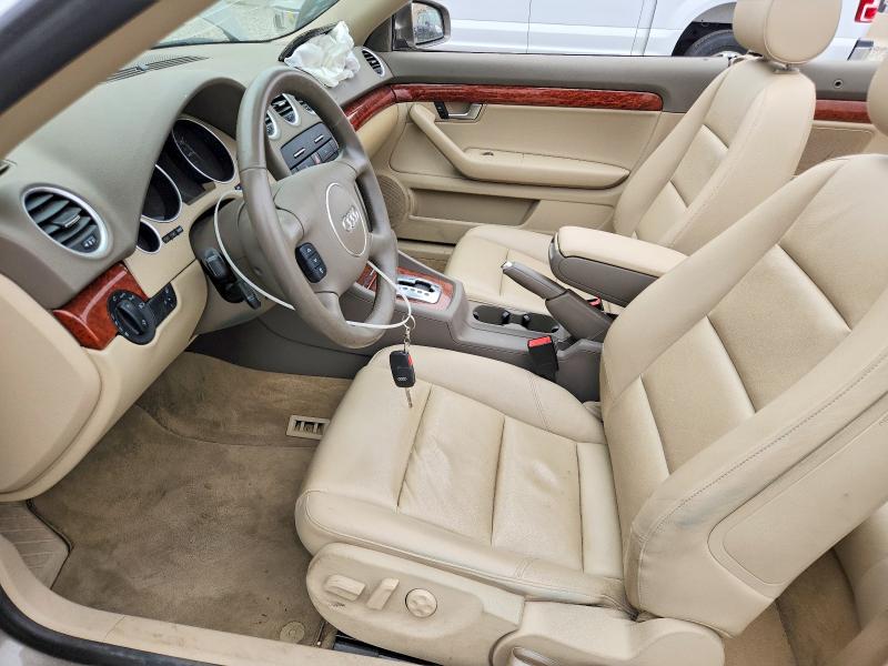 2006 Audi A4 quattro VIN WAUDT48HX6K004514 COPART salvage auction — FRONT END, CO - BILL OF SALE-PARTS ONLY, sold $350 on 2026-07-14 (photo 7)