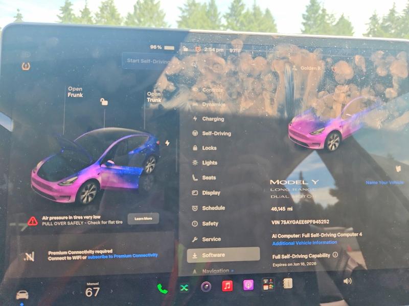 2023 Tesla Model y VIN 7SAYGAEE6PF945252 COPART salvage auction — FRONT END, Wa - Bill Of Sale, sold $10,600 on 2026-07-28 (photo 9)