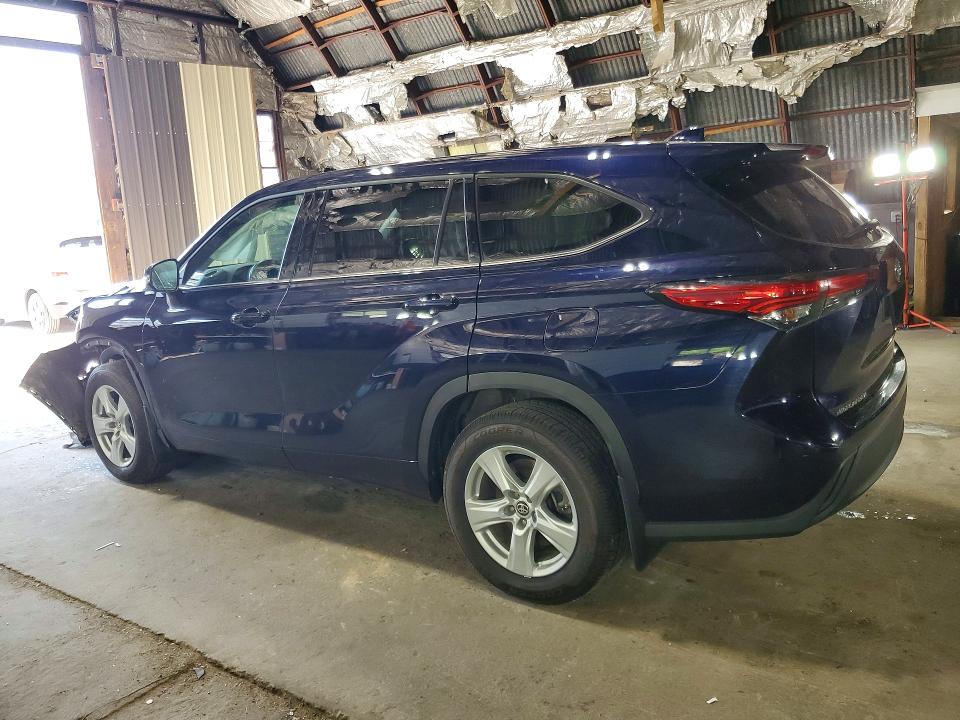 2021 Toyota VIN 5TDBZRBH1MS072799 COPART salvage auction — FRONT END, Ny - Mv-907A Salvage Certificate, sold $5,300 on 2026-07-22 (photo 2)