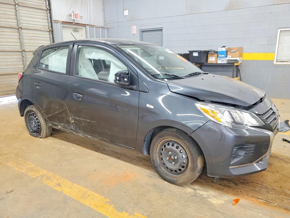 2024 Mitsubishi Mirage VIN ML32AUHJ7RH021018 COPART salvage auction — FRONT END, Fl - Dlr Only Cert Of Destruction, sold $1,500 on 2026-07-08 (photo 4)