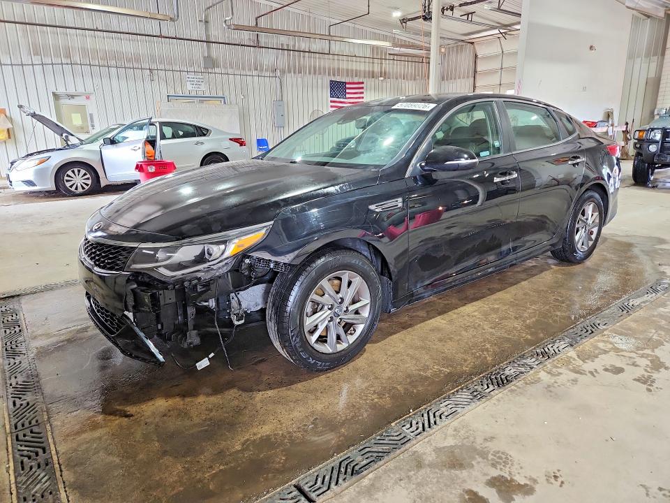 2019 Kia Optima VIN 5XXGT4L34KG335556 COPART salvage auction — FRONT END, Pa - Certificate Of Salvage, sold $1,900 on 2026-07-16 (photo 1)