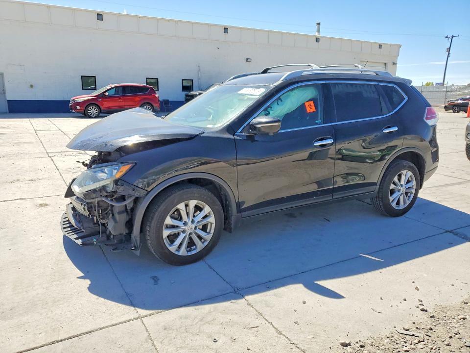2014 Nissan Rogue VIN 5N1AT2MK7EC799215 COPART salvage auction — FRONT END, Ut - Salvage Certificate, sold $275 on 2026-08-24 (photo 1)