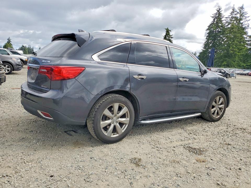 2015 Acura Mdx VIN 5FRYD4H89FB032303 COPART salvage auction — FRONT END, Wa - Bill Of Sale, sold $1,300 on 2026-07-17 (photo 3)