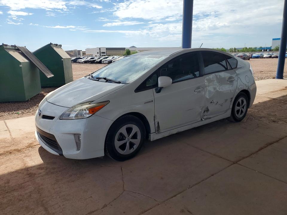 2015 Toyota Prius VIN JTDKN3DU6F0446266 COPART salvage auction — SIDE, Az - Cert Of Title - Salvage, sold $1,050 on 2026-07-21 (photo 1)