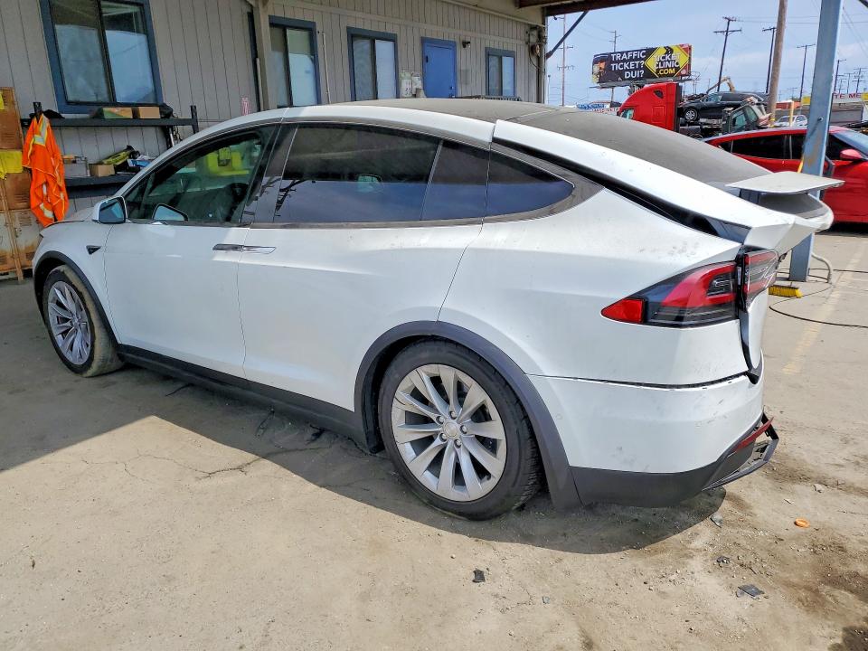 2020 Tesla Model x VIN 5YJXCAE28LF236553 COPART salvage auction — REAR END, Ca - Salvage Certificate, sold $8,200 on 2026-07-16 (photo 2)