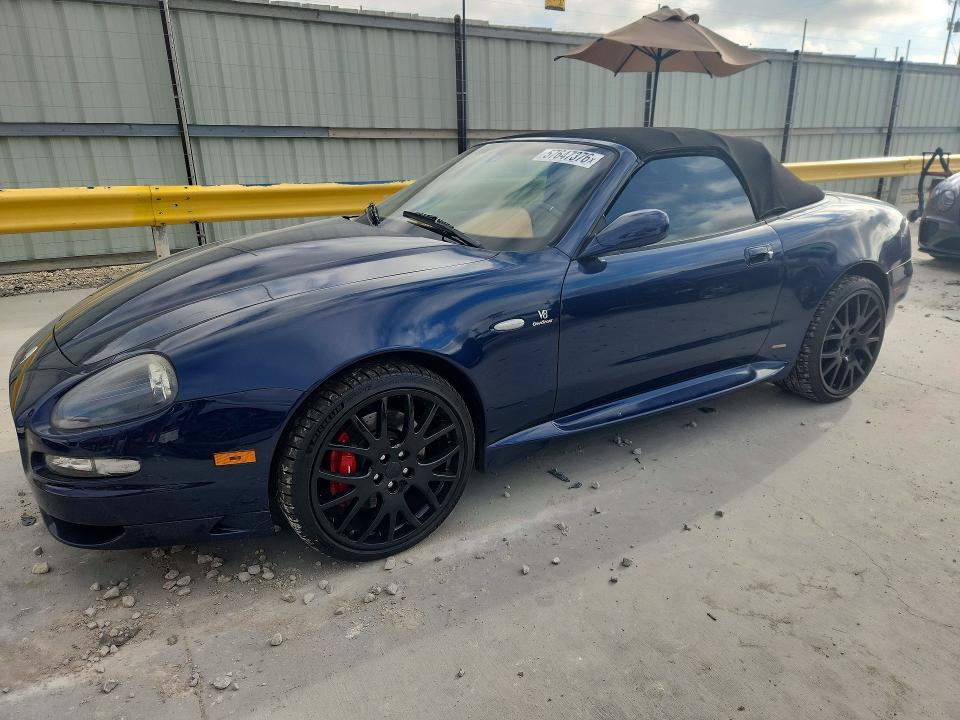 2006 Maserati Gransport spyder VIN ZAMEB18A960025454 COPART salvage auction — MECHANICAL, TX - SALVAGE VEHICLE TITLE (P), sold $15,000 on 2026-07-17 (photo 1)