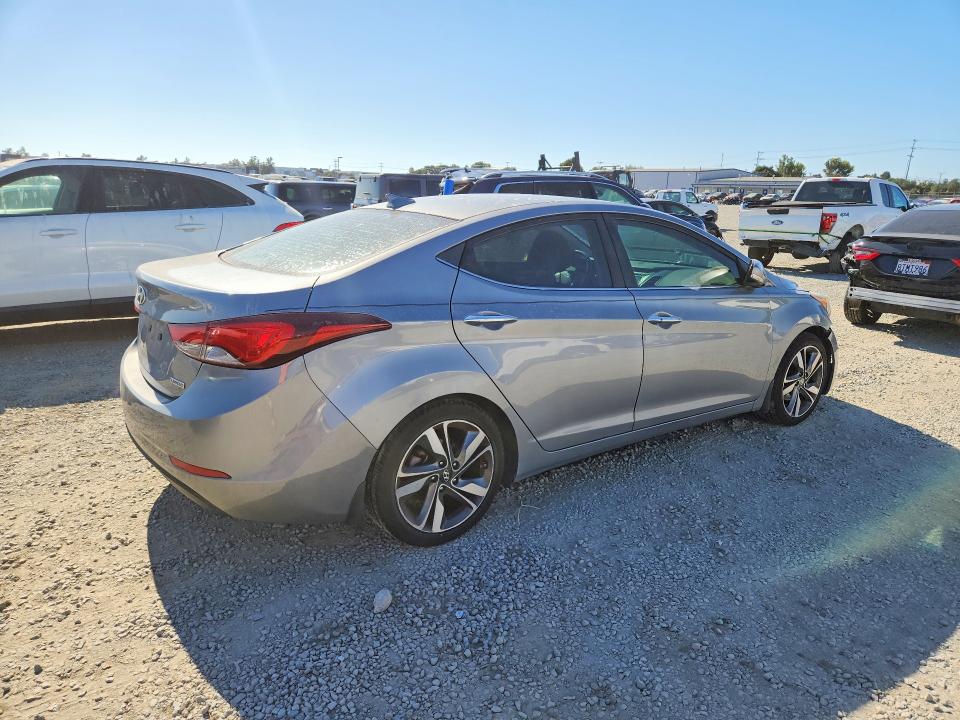 2014 Hyundai VIN KMHDH4AE3EU204461 COPART salvage auction — FRONT END, CA - SALVAGE CERTIFICATE, sold $1,800 on 2026-07-24 (photo 3)
