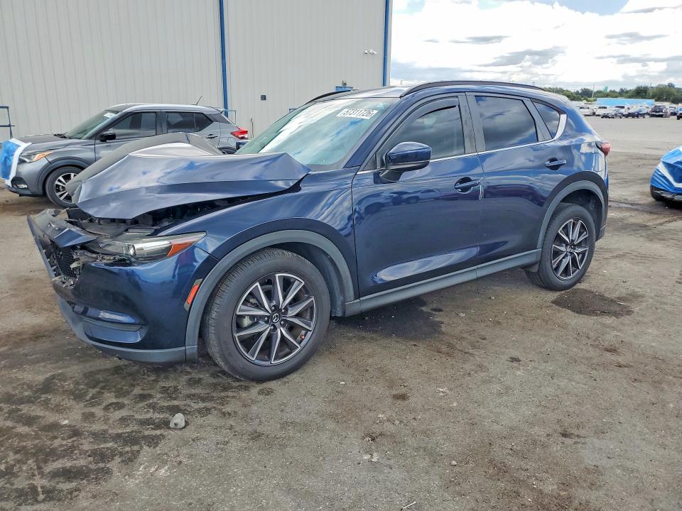 2018 Mazda Cx-5 VIN JM3KFACM8J0475478 COPART salvage auction — FRONT END, Fl - Cert Of Title Slvg Rebuildable, sold $1,750 on 2026-07-27 (photo 1)
