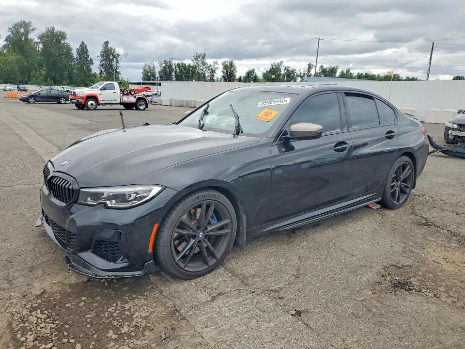2020 BMW M3 VIN WBA5U9C03LFH43084 — COPART salvage auction photo