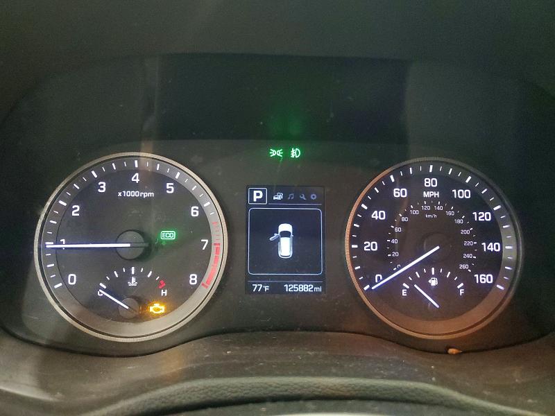 2016 Hyundai Tucson VIN KM8J3CA25GU111008 COPART salvage auction — FRONT END, MA - CERTIFICATE OF TITLE, sold $1,350 on 2026-07-24 (photo 9)