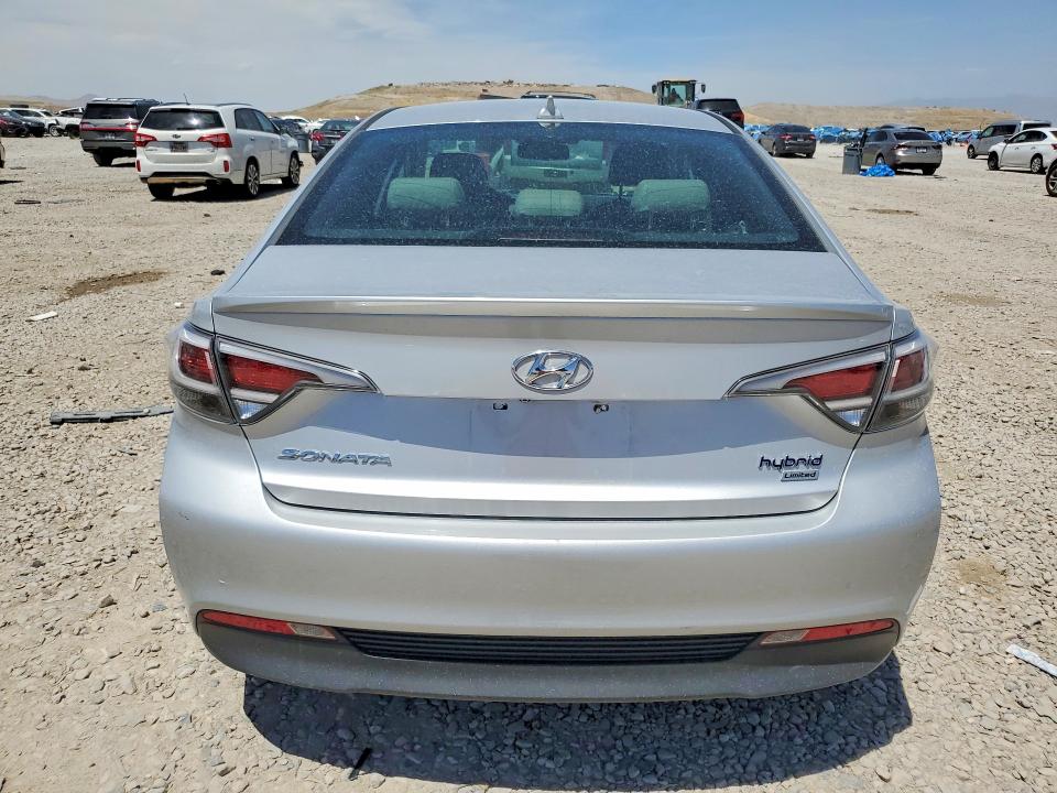 2017 Hyundai Sonata VIN KMHE34L10HA046664 COPART salvage auction — SIDE, Ut - Salvage Certificate, sold $150 on 2026-07-21 (photo 6)