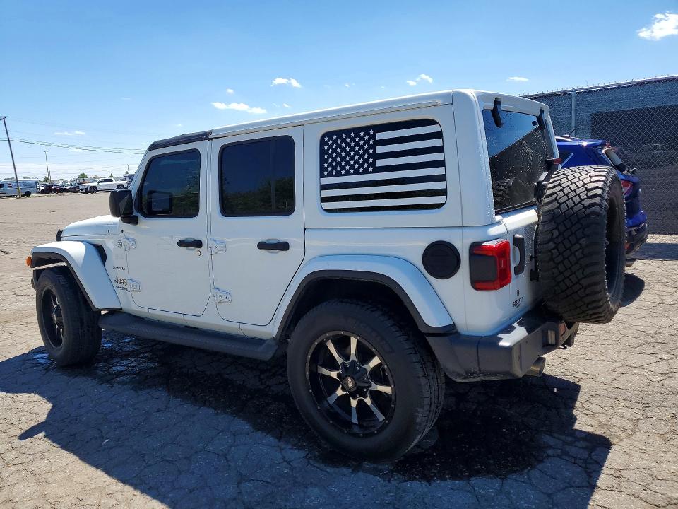 2018 Jeep Wrangler unlimited VIN 1C4HJXDG6JW110064 COPART salvage auction — MINOR DENT/SCRATCHES, MI - CERT OF TITLE-REBUILT SALVAGE, sold $11,700 on 2026-07-02 (photo 2)