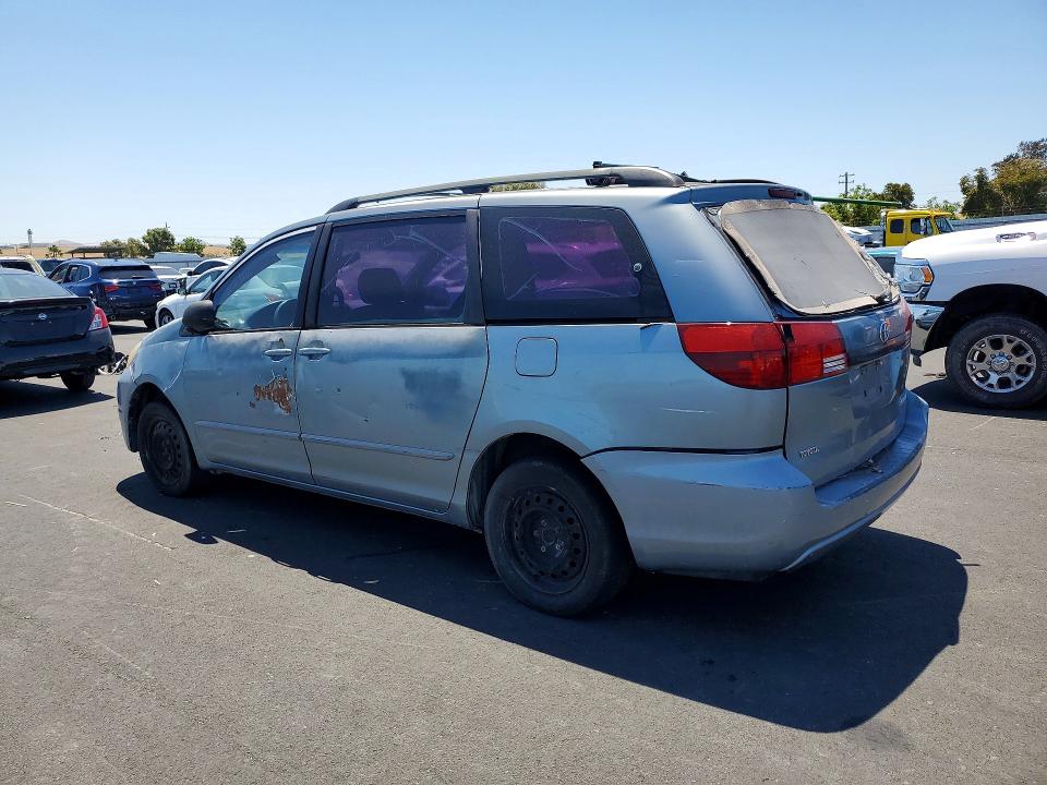 2004 Toyota Sienna VIN 5TDZA23C34S138043 COPART salvage auction — MINOR DENT/SCRATCHES, CA - DIS/DLR/EXP APP FOR DUP SALVAG, sold $650 on 2026-07-27 (photo 2)
