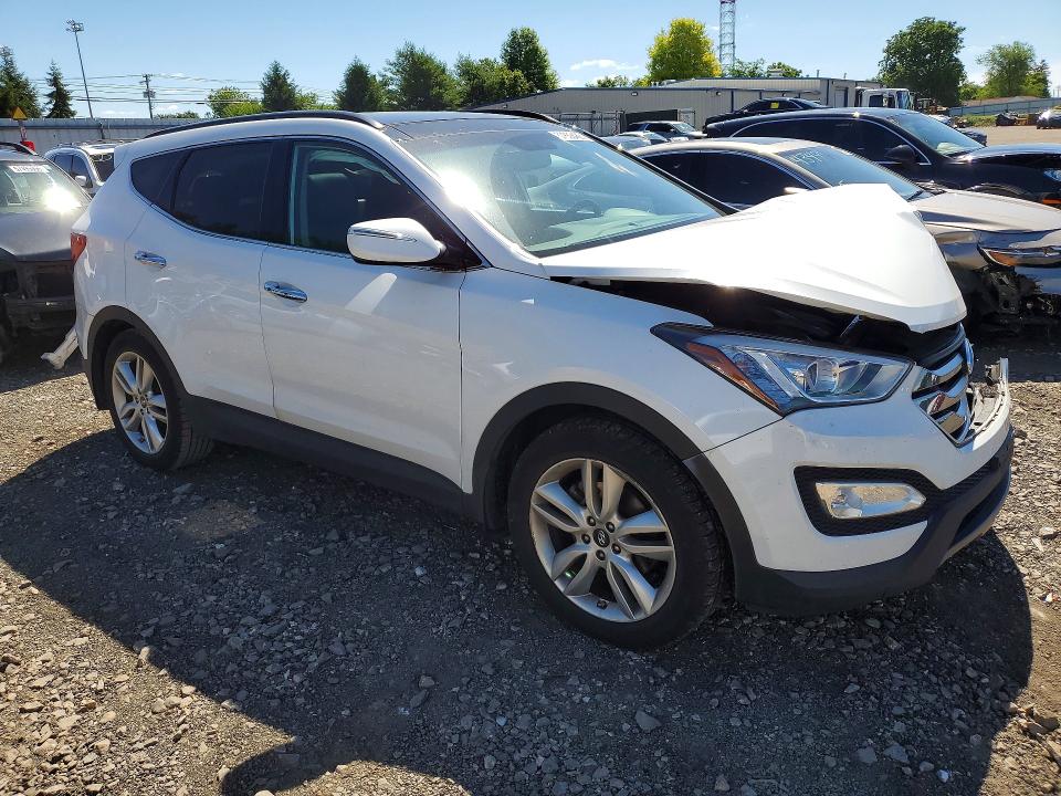 2015 Hyundai Santa fe VIN 5XYZWDLA9FG275290 COPART salvage auction — FRONT END, Md - Cert Of Salvage > 75% Damage, sold $1,350 on 2026-07-20 (photo 4)