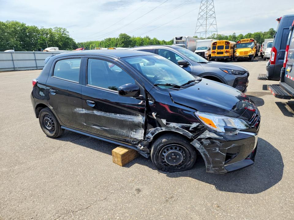 2024 Mitsubishi Mirage VIN ML32AUHJ4RH019520 COPART salvage auction — SIDE, Fl - Cert Of Title Slvg Rebuildable (P), sold $2,150 on 2026-07-08 (photo 4)