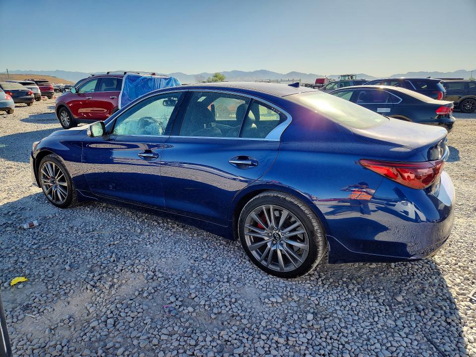 2020 Infiniti Q50 VIN JN1FV7AR6LM660674 COPART salvage auction — FRONT END, Ut - Salvage Certificate, sold $8,600 on 2026-08-21 (photo 2)