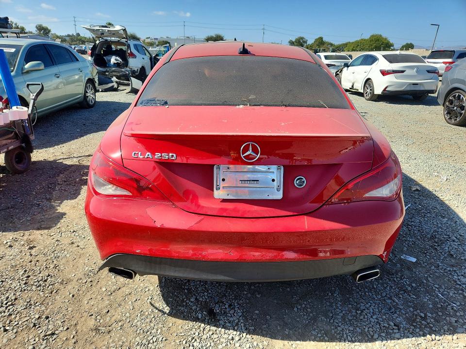 2015 Mercedes-benz Cla-klasse VIN WDDSJ4EB5FN172646 COPART salvage auction — MINOR DENT/SCRATCHES, Tx - Dis/Dlr/Exp Only Clean Title (P), sold $1,250 on 2026-07-21 (photo 6)
