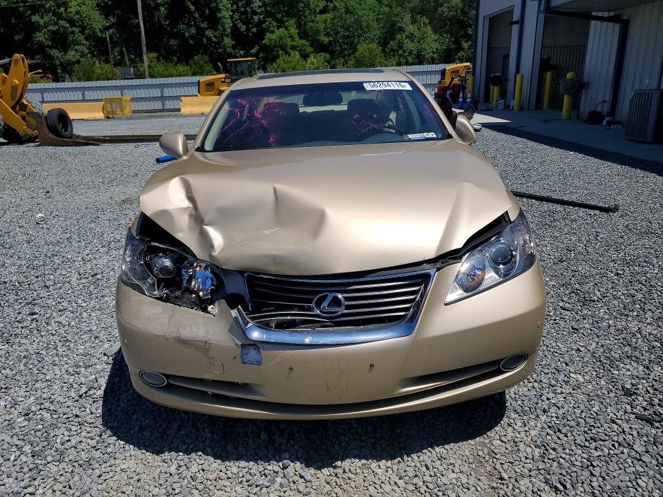 2008 Lexus ES VIN JTHBJ46G382214755 COPART salvage auction — FRONT END, Nc - Salvage Certificate Of Title, sold $1,350 on 2026-07-16 (photo 5)