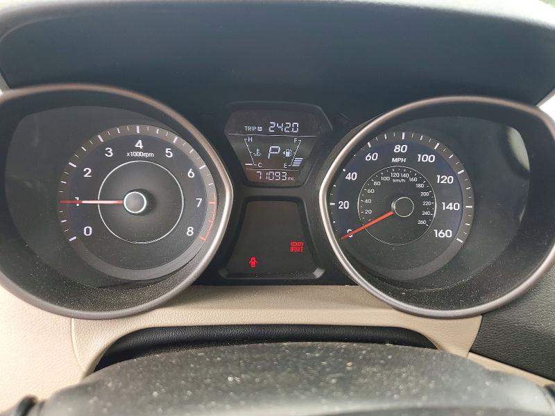 2016 Hyundai VIN 5NPDH4AE2GH771892 COPART salvage auction — FRONT END, Pa - Certificate Of Salvage, sold $1,600 on 2026-07-02 (photo 9)