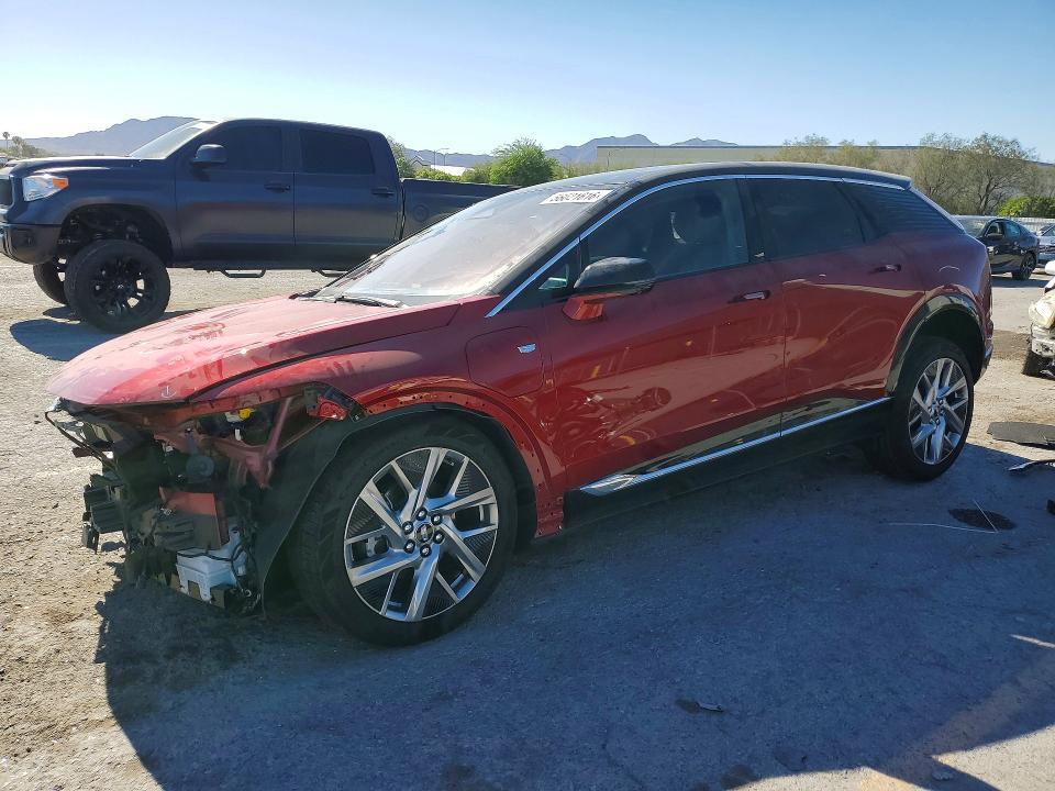 2025 Cadillac Optiq VIN 3GYK3BMR4SS265501 COPART salvage auction — FRONT END, Nv - Salvage Title, sold $10,300 on 2026-07-14 (photo 1)