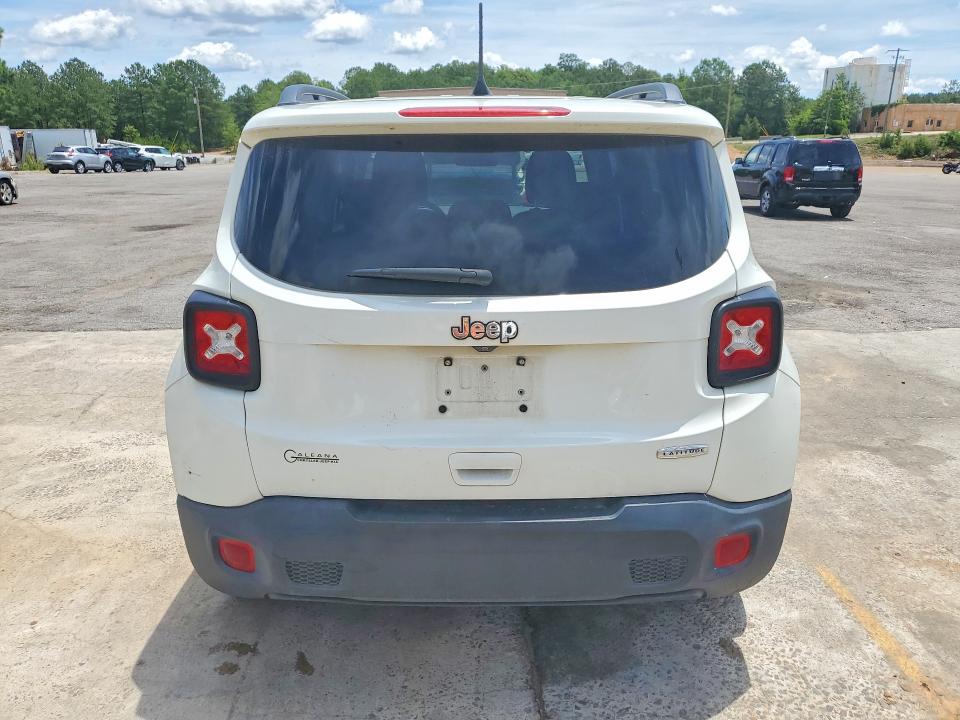 2020 Jeep Renegade VIN ZACNJABB2LPL72331 COPART salvage auction — FRONT END, SC - CERTIFICATE OF TITLE, sold $1,550 on 2026-07-09 (photo 6)