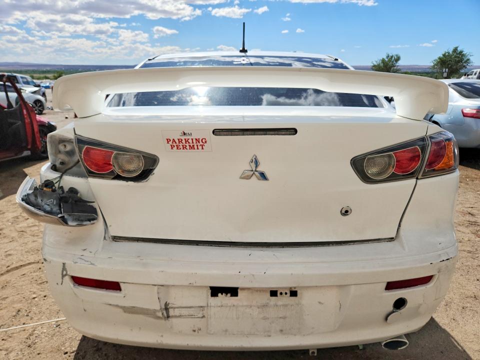 2010 Mitsubishi Lancer VIN JA32U8FWXAU003116 COPART salvage auction — REAR END, Nm - Cert Of Title-Salvage, sold $800 on 2026-07-09 (photo 6)