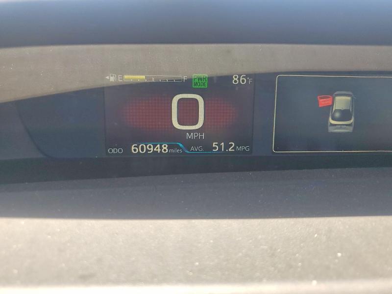 2021 Toyota Prius VIN JTDKAMFU4M3148924 COPART salvage auction — FRONT END, Ca - Salvage Certificate, sold $3,900 on 2026-07-27 (photo 9)
