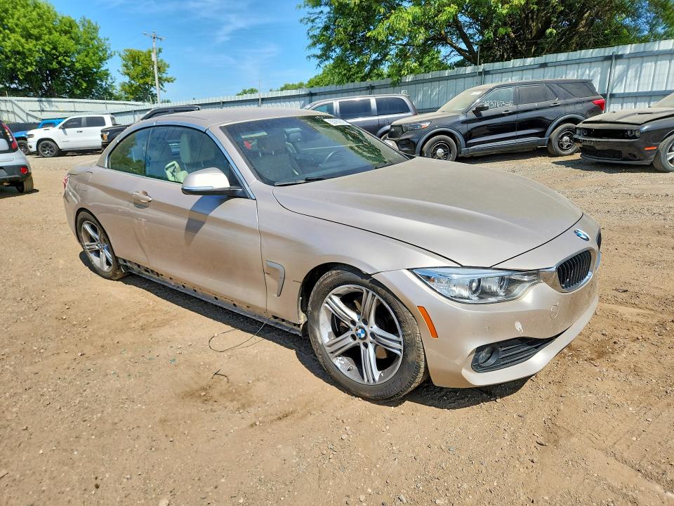 2015 BMW 4er VIN WBA3V5C5XFP753647 COPART salvage auction — SIDE, Salvage Title, sold $1,950 on 2026-07-22 (photo 4)