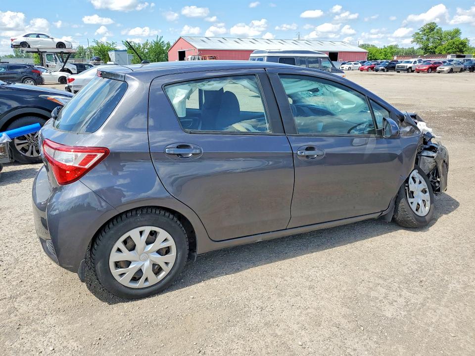 2018 Toyota Yaris VIN VNKKTUD36JA099308 COPART salvage auction — FRONT END, ON - PERMIT SALVAGE, sold $800 on 2026-07-21 (photo 3)