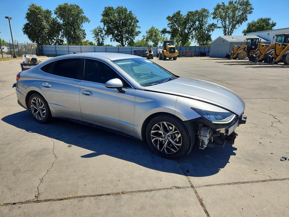2020 Hyundai Sonata VIN 5NPEL4JA5LH057250 COPART salvage auction — FRONT END, Ca - Salvage Certificate, sold $1,600 on 2026-07-27 (photo 4)