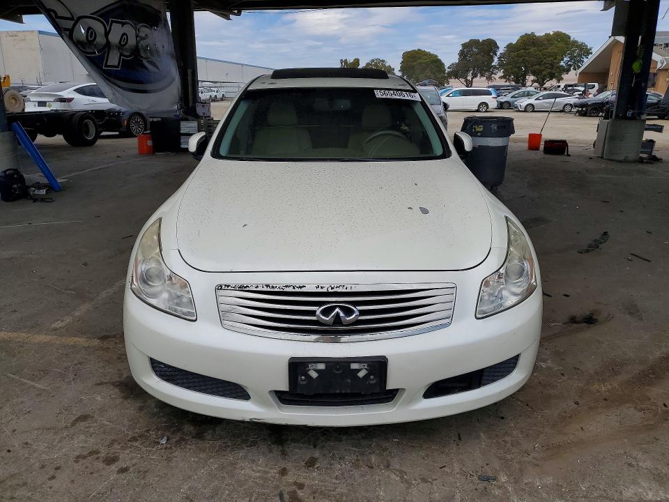2007 Infiniti G VIN JNKBV61E97M721698 COPART salvage auction — VANDALISM, Ca - Salvage Certificate, sold $900 on 2026-07-07 (photo 5)