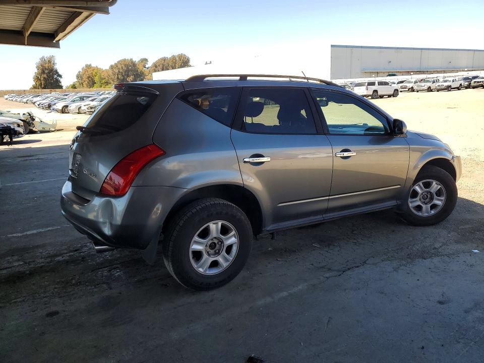 2005 Nissan Murano VIN JN8AZ08W05W411085 COPART salvage auction — FRONT END, Ca - Salvage Certificate, sold $200 on 2026-07-02 (photo 3)