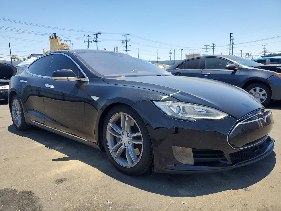 2015 Tesla Model s VIN 5YJSA1S13FF100539 COPART salvage auction — FRONT END, Ca - Salvage Certificate, sold $1,350 on 2026-07-27 (photo 4)