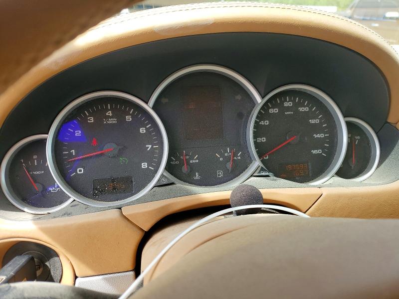 2008 Porsche Cayenne VIN WP1AB29P88LA54388 COPART salvage auction — REAR END, SC - CERT OF TITLE-SALVAGE, sold $650 on 2026-07-27 (photo 9)