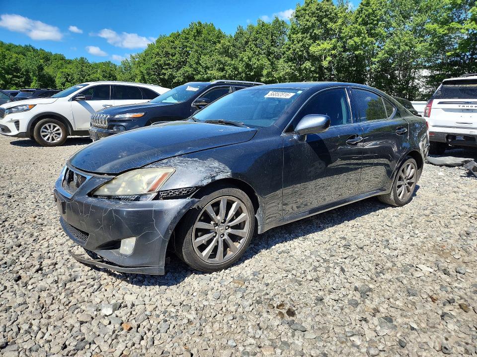 2007 Lexus Is 250 VIN JTHCK262675008790 COPART salvage auction — FRONT END, MA - CERT OF TITLE-RECONSTRCTD COLL, sold $400 on 2026-07-17 (photo 1)