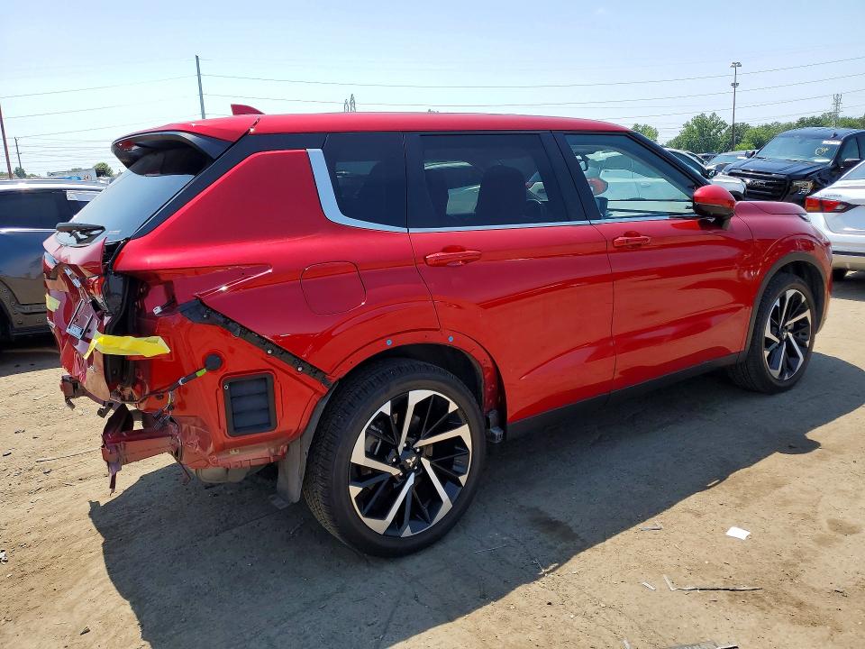 2024 Mitsubishi Outlander VIN JA4J4VA87RZ029623 COPART salvage auction — REAR END, Mi - Certificate Of Title, sold $6,700 on 2026-07-24 (photo 3)