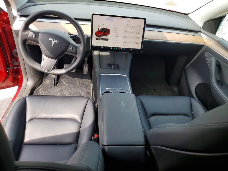 2023 Tesla Model y VIN 7SAYGDEE2PF847918 COPART salvage auction — FRONT END, Mo - Salvage Certificate Of Title, sold $10,200 on 2026-07-24 (photo 8)