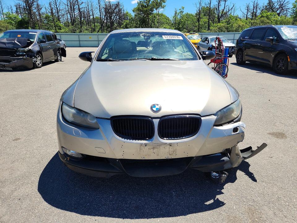 2007 BMW 3 series VIN WBAWR33587PX79557 COPART salvage auction — FRONT END, Ny - Mv-907A Salvage Certificate, sold $80 on 2026-07-22 (photo 5)