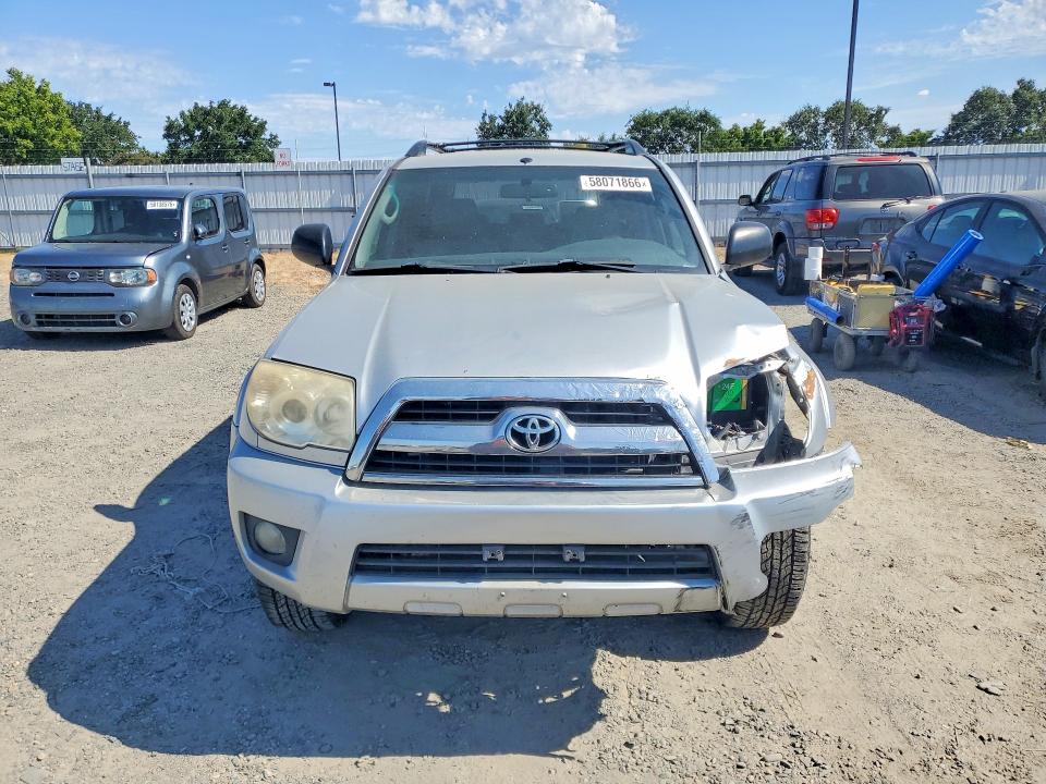 2007 Toyota 4runner VIN JTEBU14R070117126 COPART salvage auction — FRONT END, CA - SALVAGE CERTIFICATE, sold $4,350 on 2026-07-14 (photo 5)