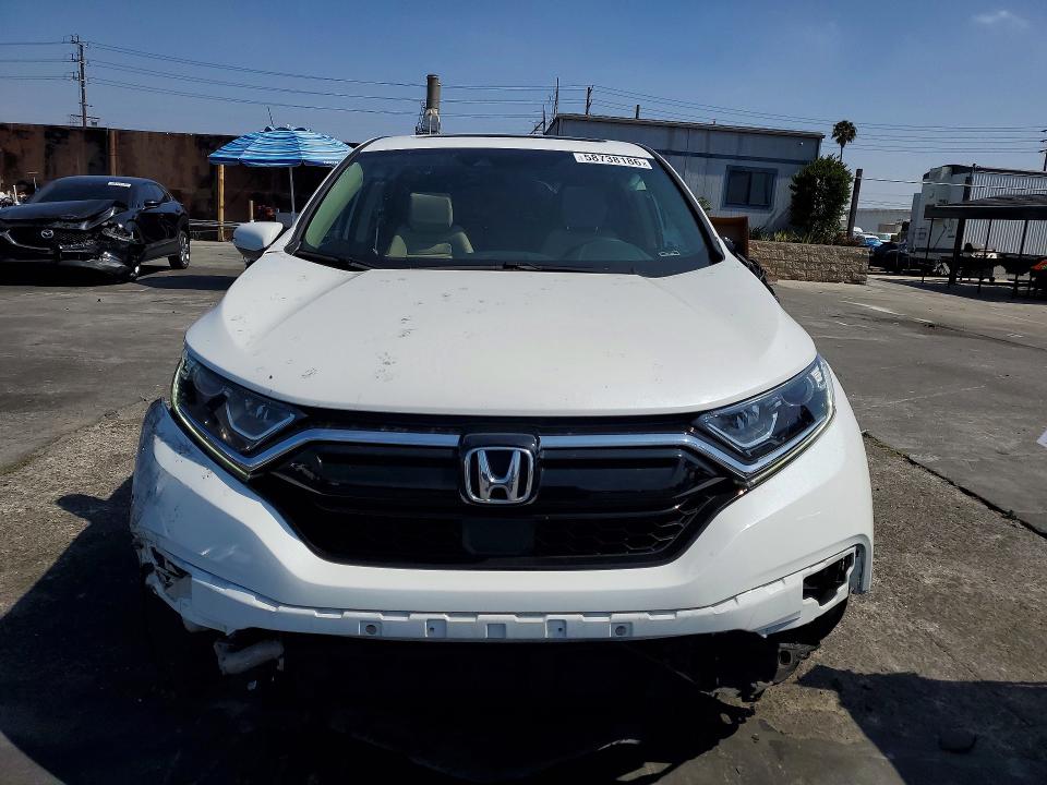 2021 Honda Cr-v VIN 2HKRW1H56MH416266 COPART salvage auction — FRONT END, Ca - Salvage Certificate, sold $10,000 on 2026-07-31 (photo 5)