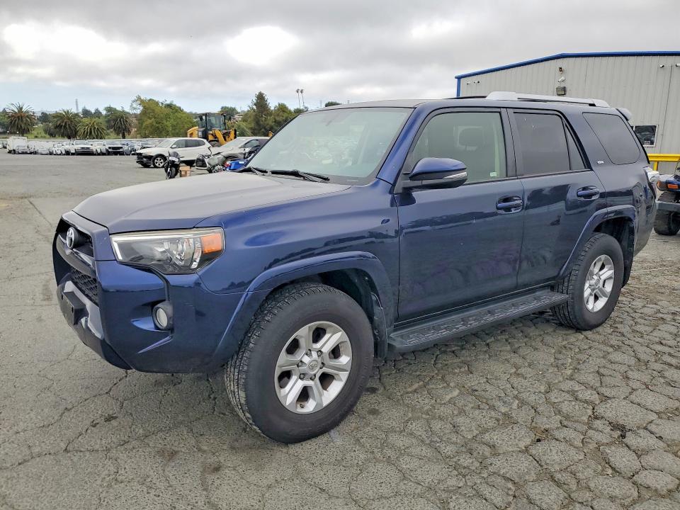 2016 Toyota 4runner VIN JTEBU5JR9G5334432 COPART salvage auction — REAR END, Ca - Salvage Certificate, sold $12,600 on 2026-07-06 (photo 1)