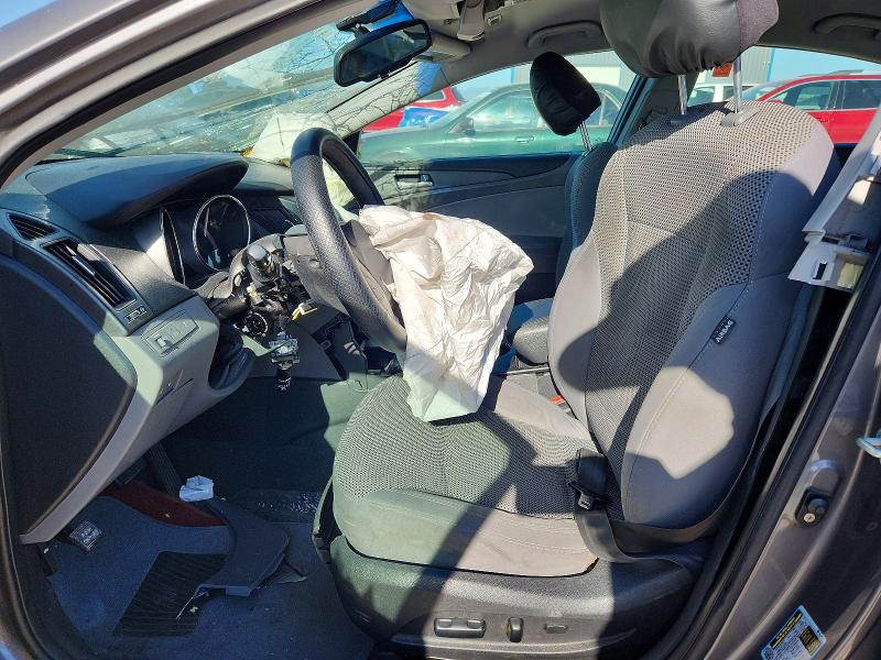 2012 Hyundai Sonata VIN 5NPEB4AC2CH310772 COPART salvage auction — FRONT END, Ut - Salvage Certificate, sold $200 on 2026-07-02 (photo 7)