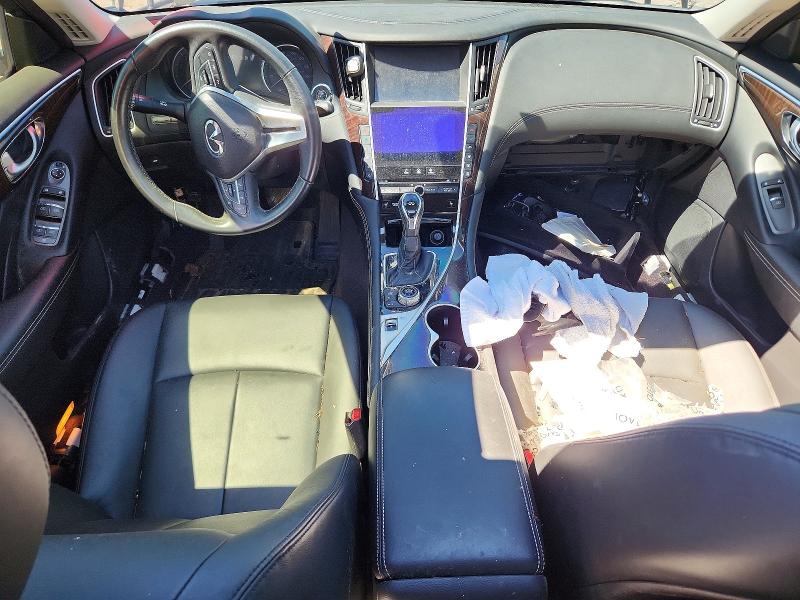 2018 Infiniti Q50 VIN JN1EV7AR6JM437317 COPART salvage auction — MECHANICAL, Oh - Certificate Of Title, sold $650 on 2026-07-12 (photo 8)