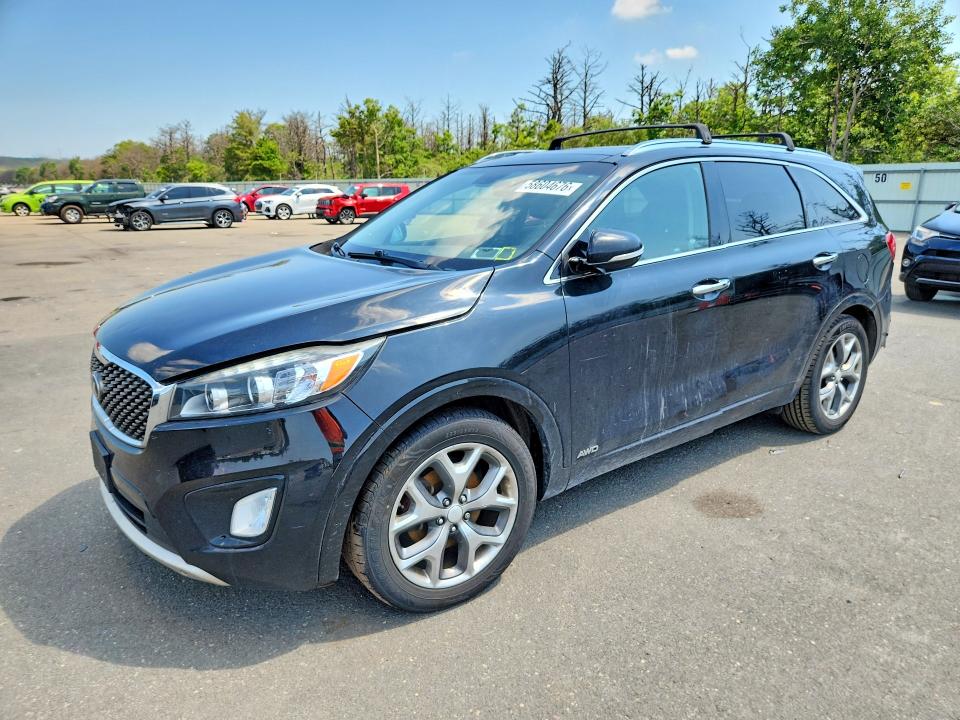 2018 Kia Sorento VIN 5XYPKDA50JG389065 COPART salvage auction — FRONT END, Ny - Certificate Of Title, sold $2,000 on 2026-07-06 (photo 1)