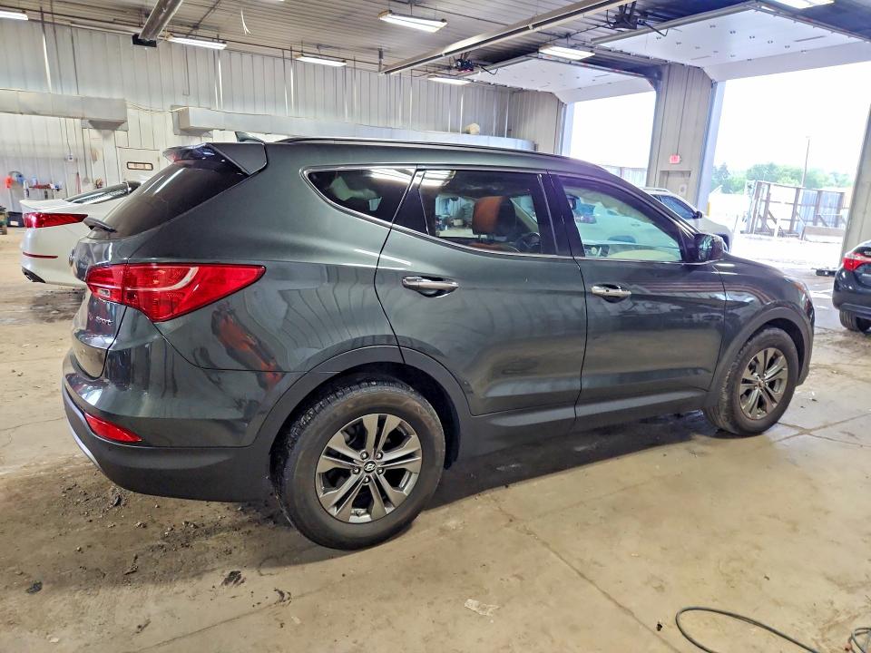 2014 Hyundai Santa fe VIN 5XYZU3LB0EG193407 COPART salvage auction — SIDE, Wi - Junked Vehicle Bill Of Sale, sold $2,550 on 2026-07-13 (photo 3)