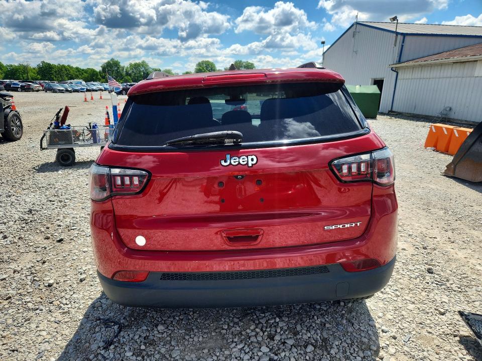 2017 Jeep Compass VIN 3C4NJCAB1HT669350 COPART salvage auction — FRONT END, Oh - Certificate Of Title, sold $125 on 2026-07-09 (photo 6)
