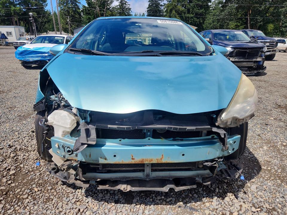 2012 Toyota Prius VIN JTDKDTB34C1030249 COPART salvage auction — FRONT END, Wa - Bill Of Sale, sold $1,250 on 2026-07-31 (photo 5)