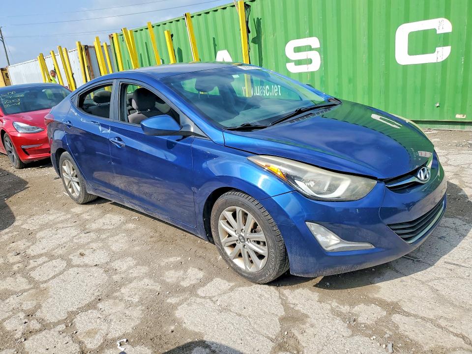 2016 Hyundai Elantra VIN 5NPDH4AE3GH720580 COPART salvage auction — SIDE, In - Cert Of Title-Salvage Title, sold $575 on 2026-07-02 (photo 4)